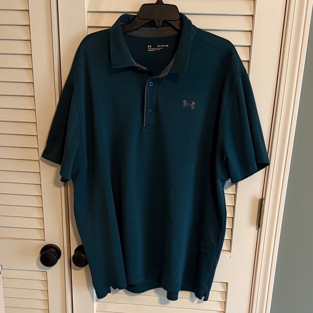 Under Armour Men's Teal Polo Shirt